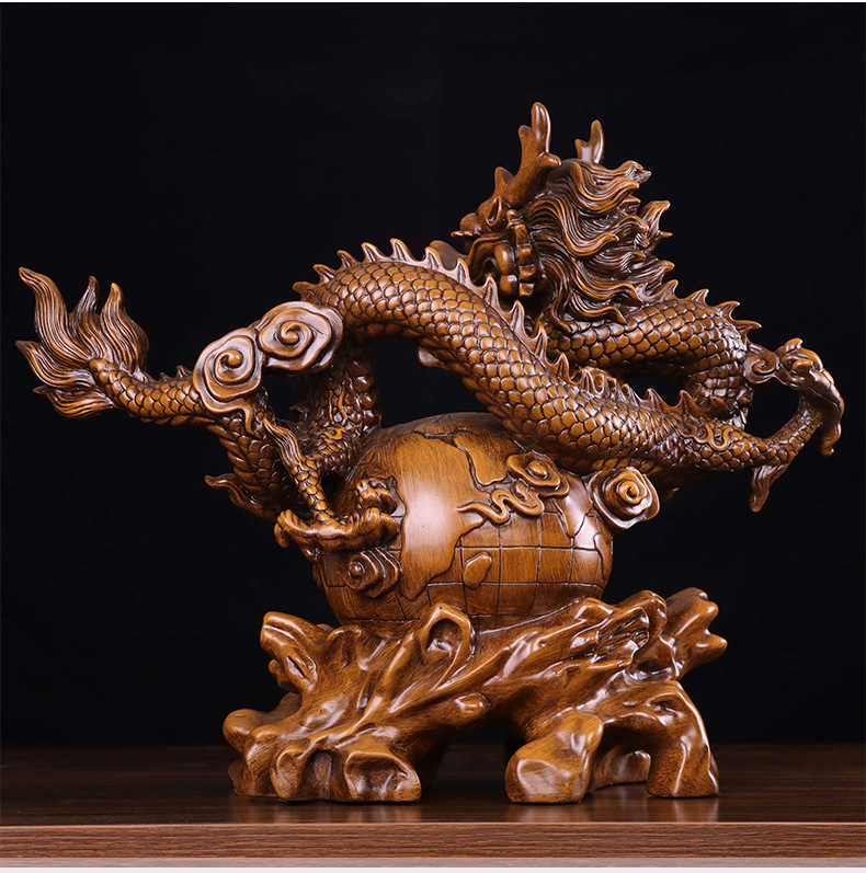 盛世祥龍 招財(cái)進(jìn)寶，辦公室風(fēng)水?dāng)[件的藝術(shù)與寓意